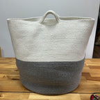 Cotton Rope Laundry or Storage Basket