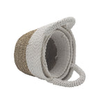 Seagrass Basket Set Natural White