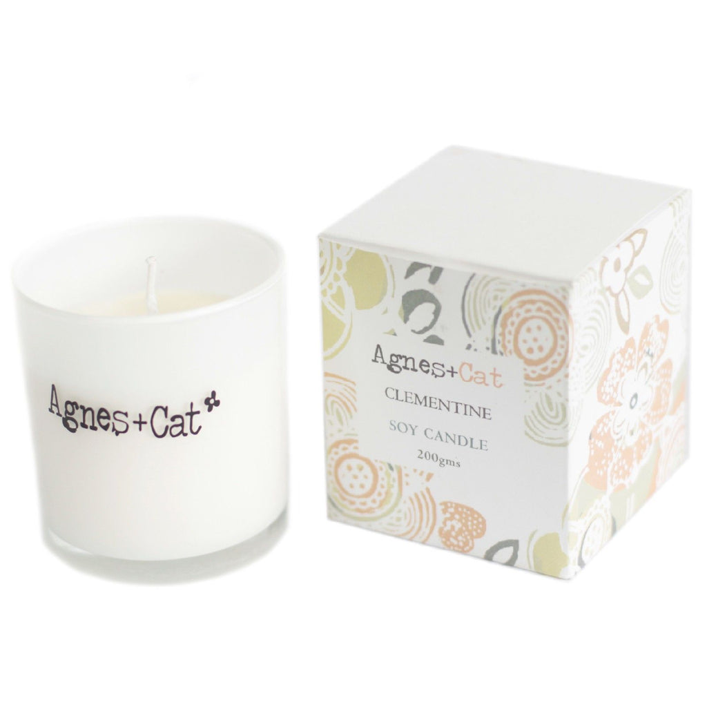 Agnes + Cat Soy Wax Agnes + Cat Votive Candle - Clementine Product Image