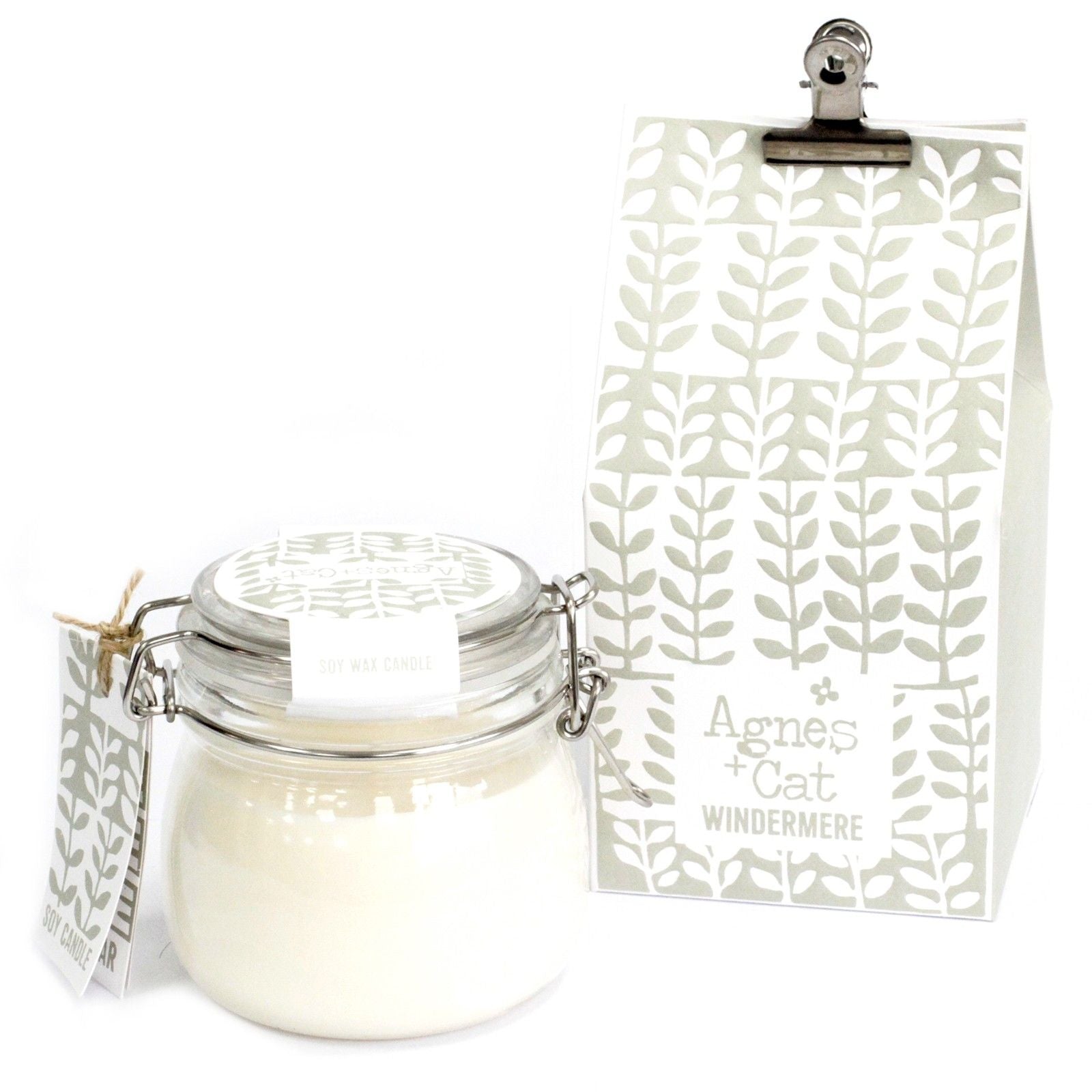 Agnes + Cat Soy Wax Agnes + Cat Kilner Jar Candle - Windermere Product Image