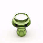 Tealight pressed glass Mushroom Flip Dinner Candle / Tealight Holder - Garden Jade