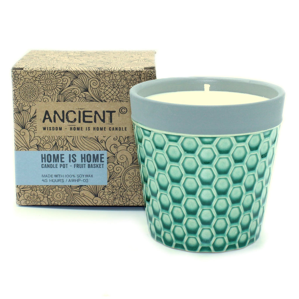 Candle Pot Soy Wax Home is Home Candle Pots - Fruit Basket