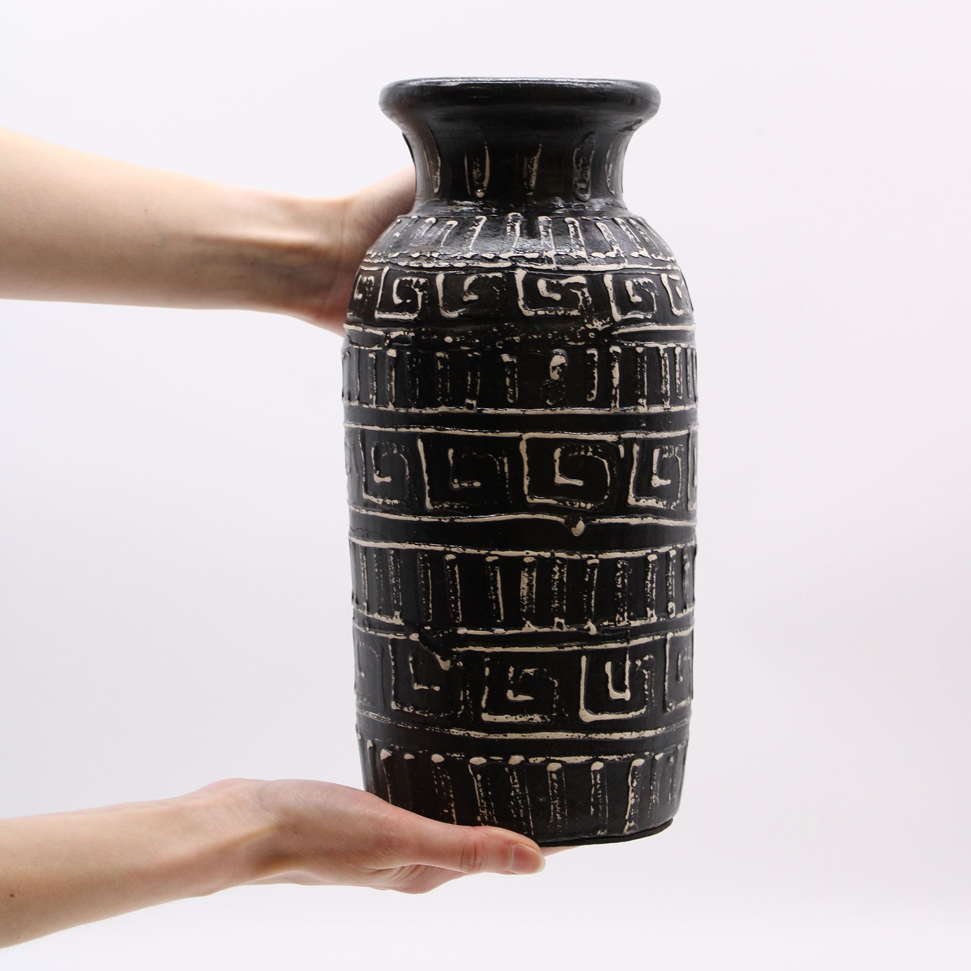 Greek Ceramic Straight Vase