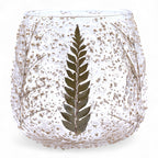 Large Recycled Glass Straight Candle Holder