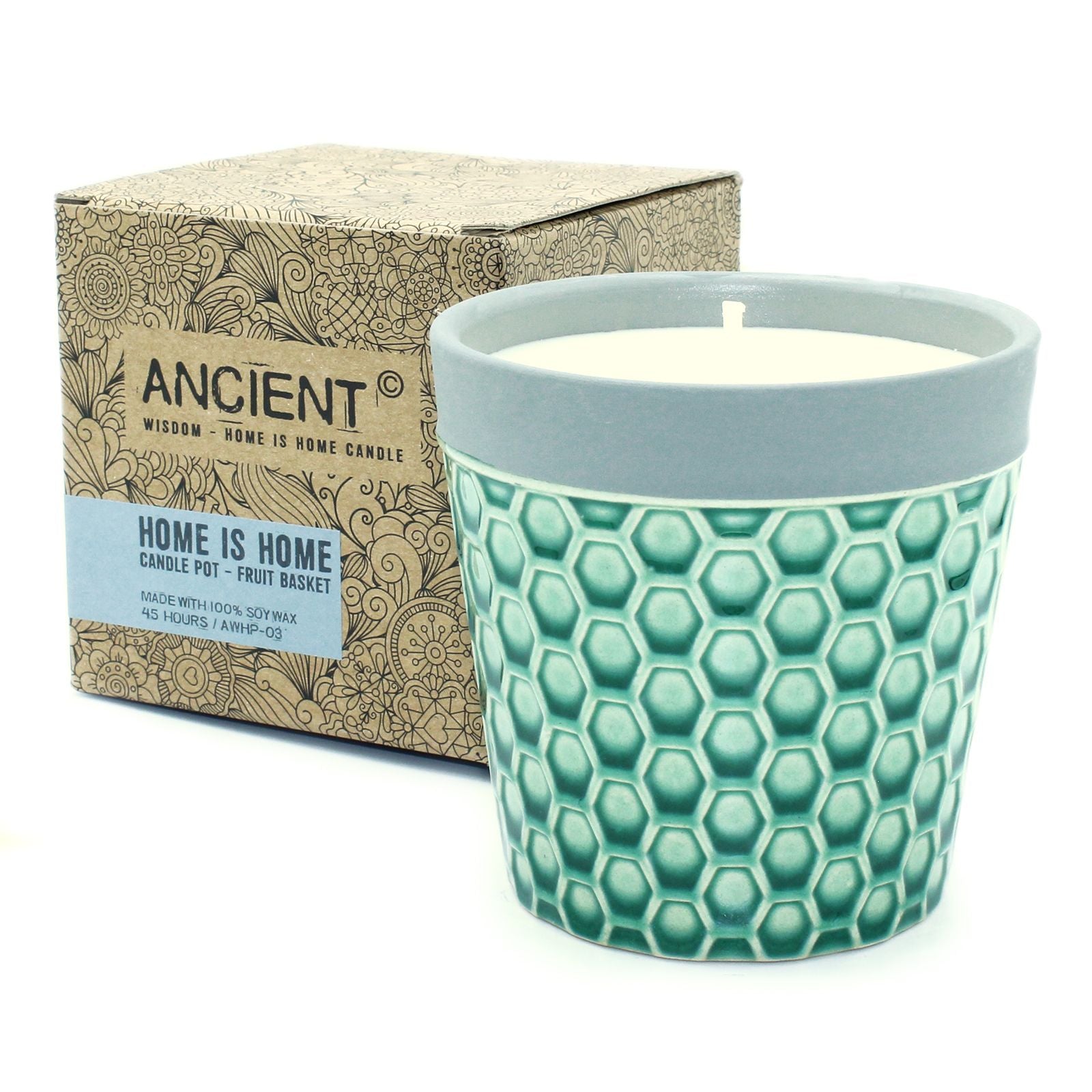 Candle Pot Soy Wax Home is Home Candle Pots - Fruit Basket