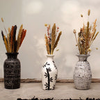 Bamboo Ceramic Shaped Vase