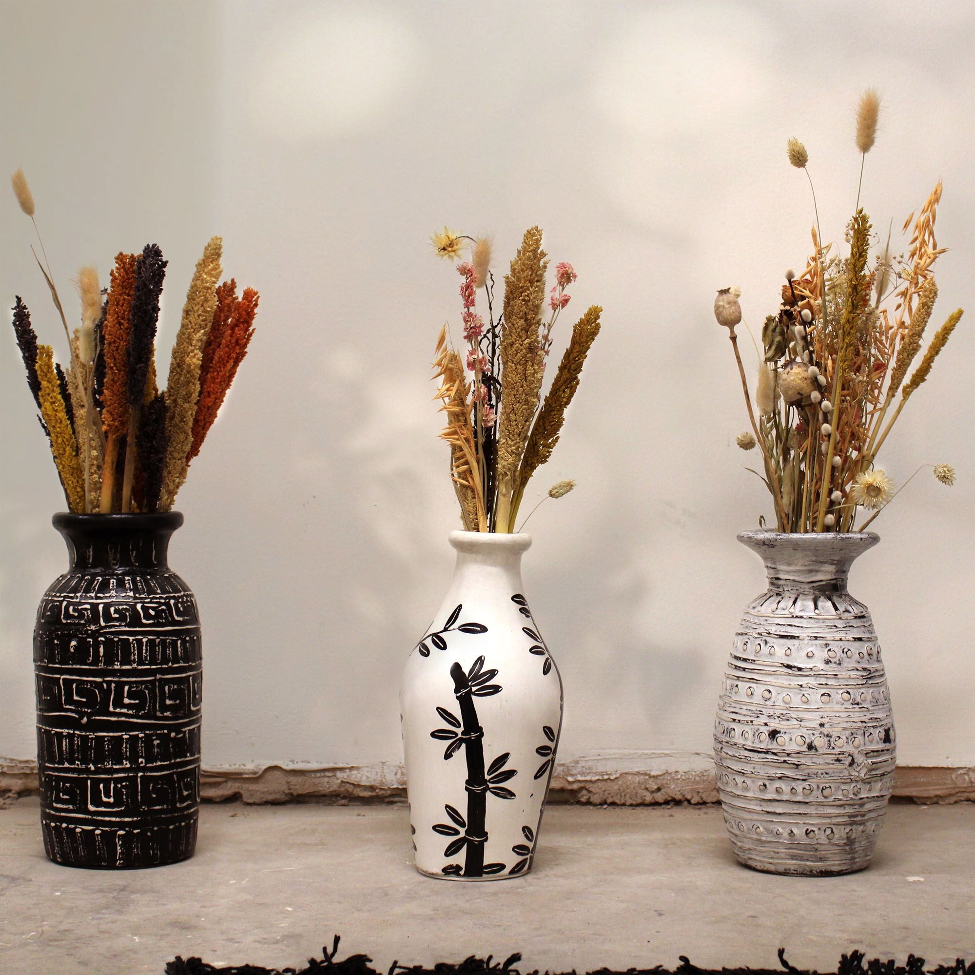 Greek Ceramic Straight Vase