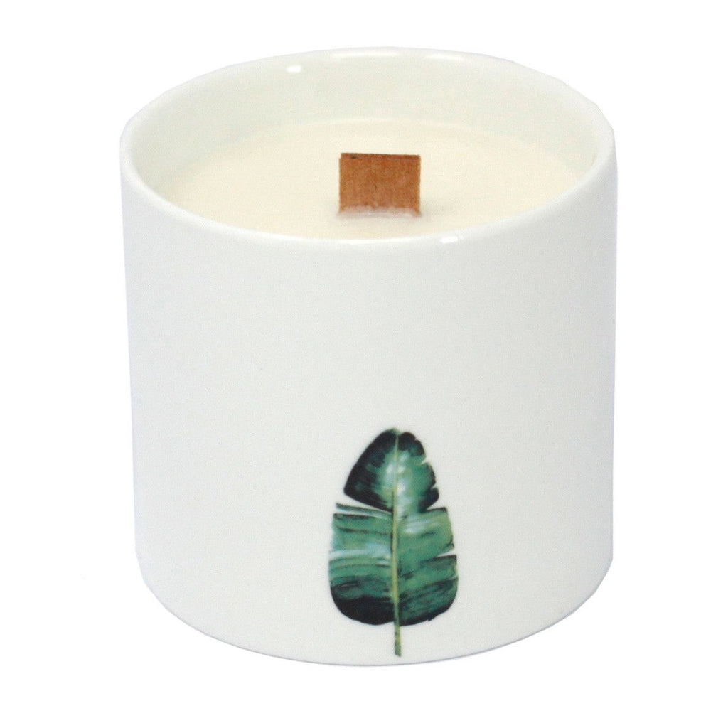 Botanical Candles Large Ceramic Large Botanical Candles - Marsh Viola
