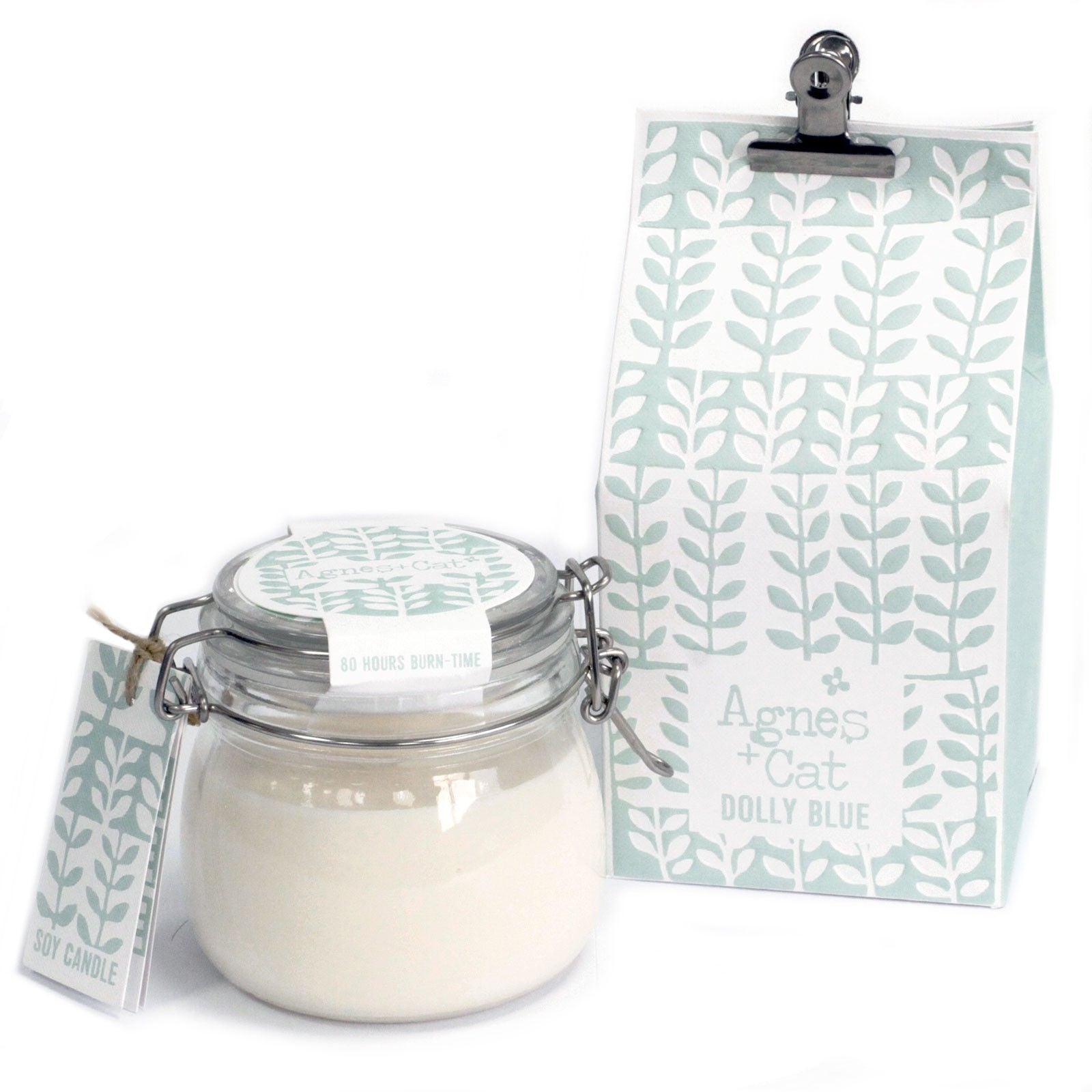 Agnes + Cat Soy Wax Agnes + Cat Kilner Jar Candle - Dolly Blue Product Image