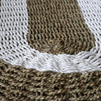 Seagrass Oval Seagrass White & Tan - Classic - 60x120cm