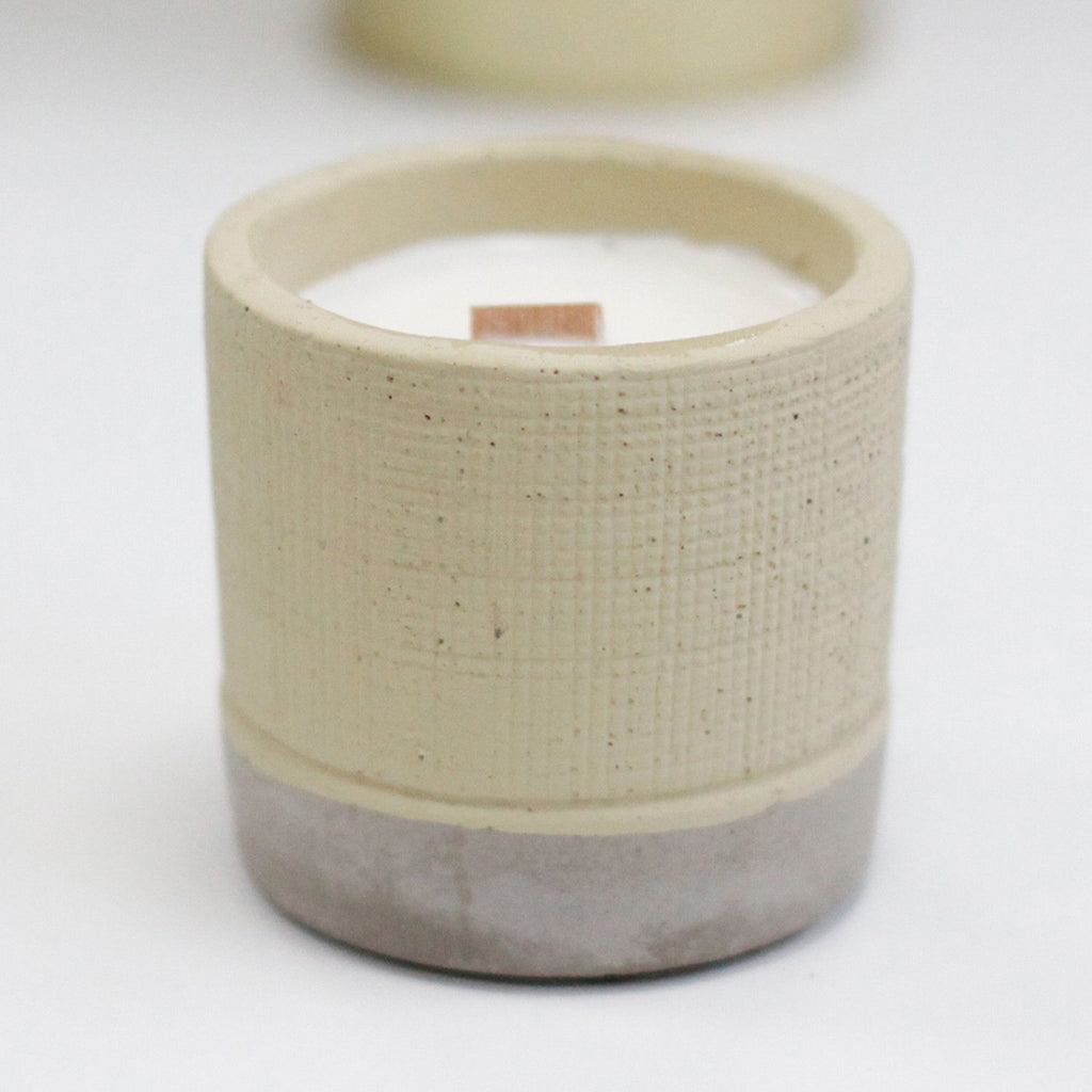Candle Pot Concrete Pot - Grey - Coffee in the Club