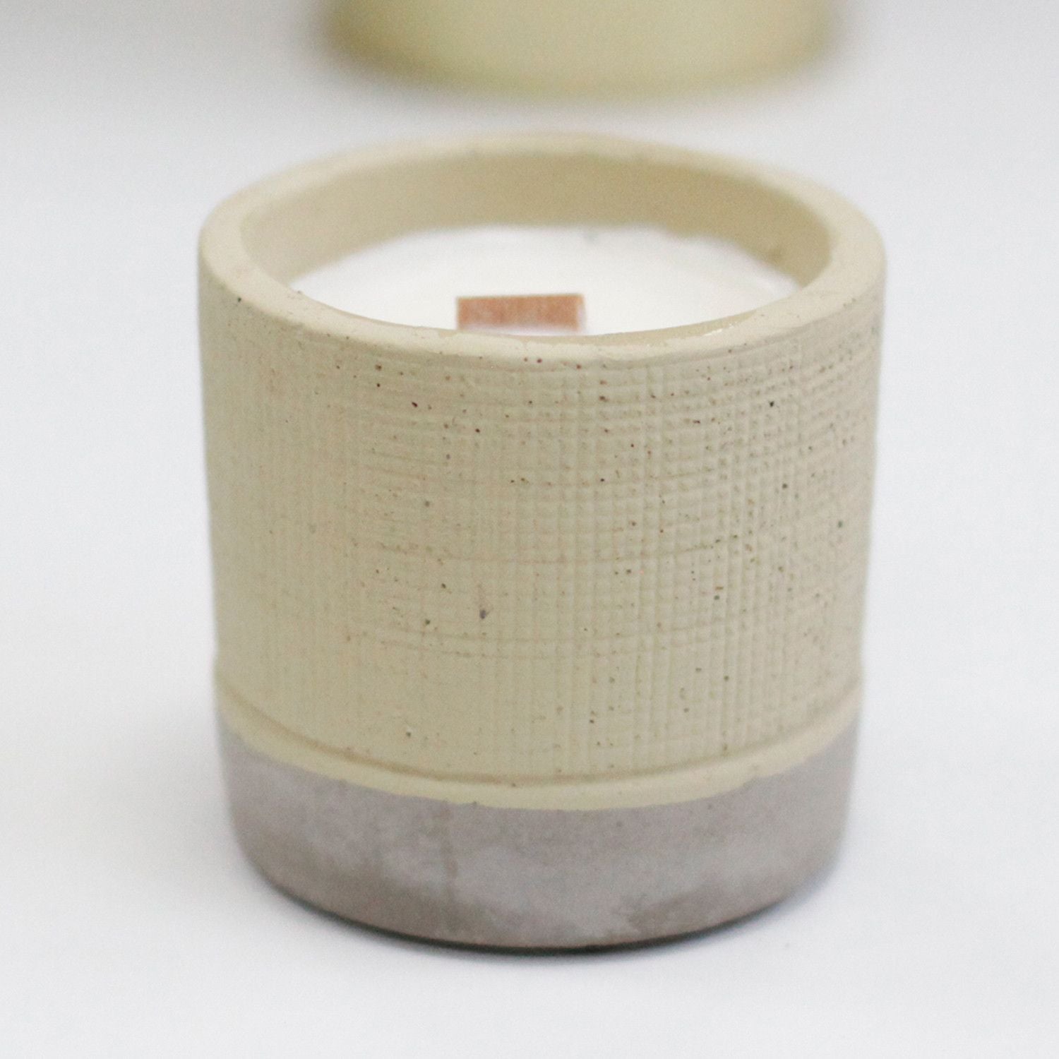 Candle Pot Concrete Pot - Grey - Coffee in the Club