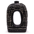 Oval Donut Large Terracotta Shaped Vase Product Image