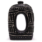 Oval Donut Large Terracotta Shaped Vase Product Image