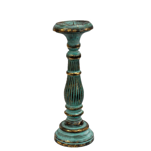 Candle Stand Medium Albasia Wood Candle-Stand Product Image