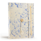 Notebook Large Lokta paper Lokta-Mixed-Blue-Cotton-Notebook Product Image