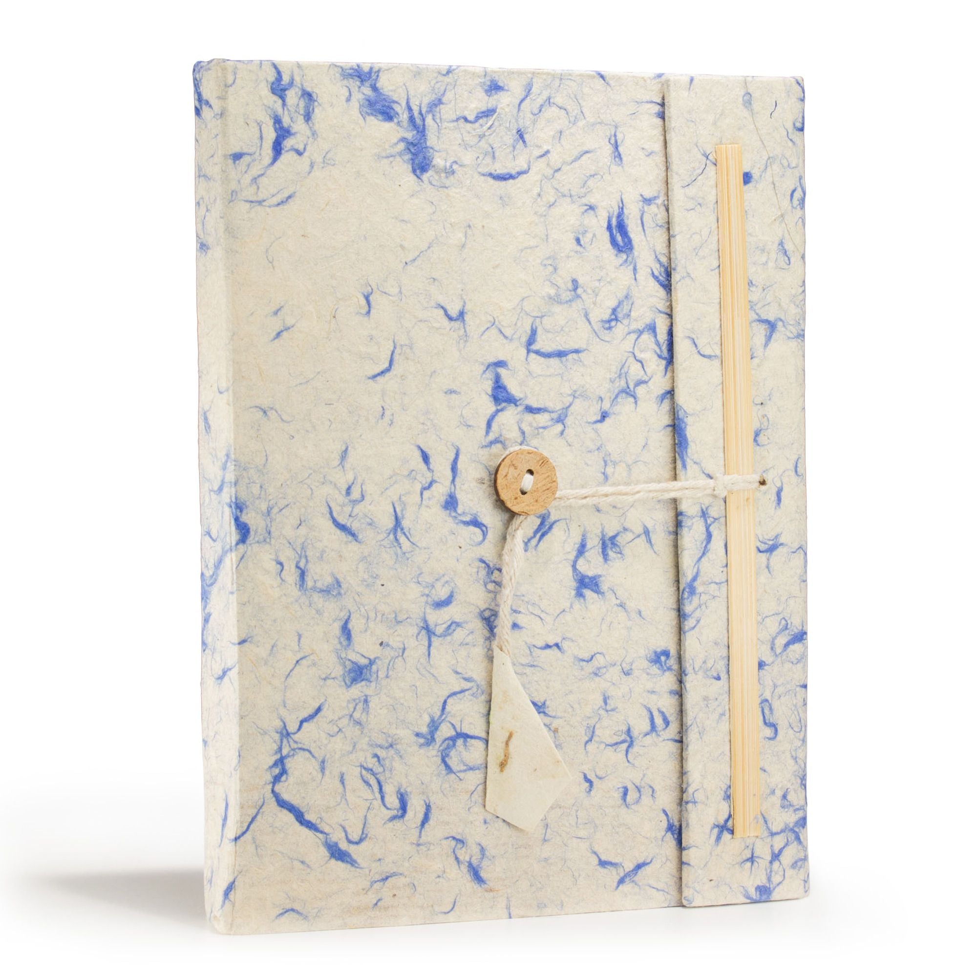 Notebook Large Lokta paper Lokta-Mixed-Blue-Cotton-Notebook Product Image