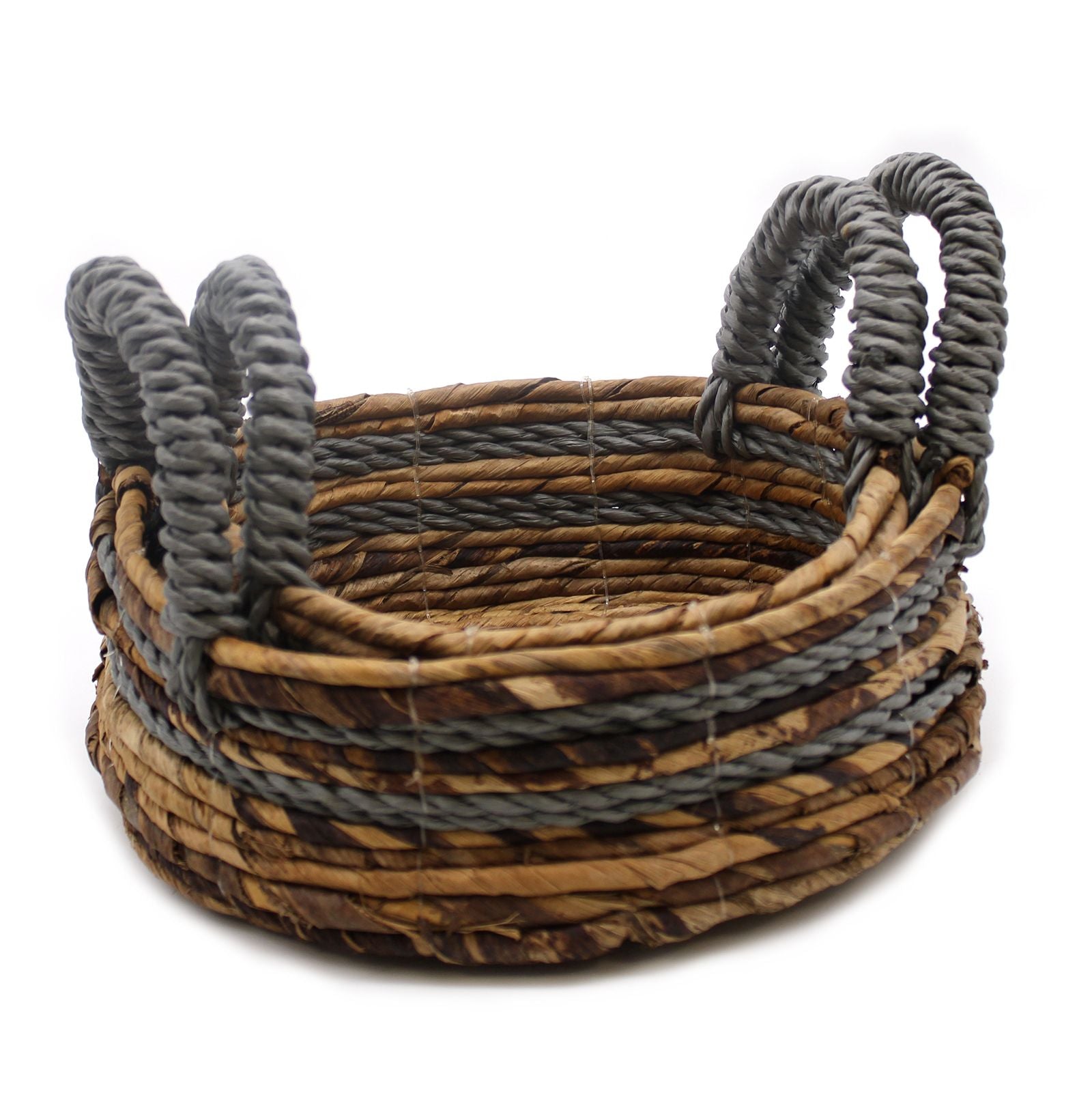Banana Leaf Banana leaf Raffia Basket Set of 2 Set of Two