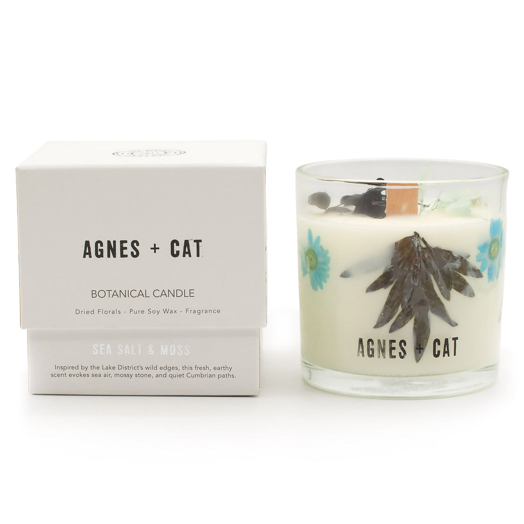 Agnes + Cat Soy Wax Agnes + Cat Botanical Soy Wax Candle - Seasalt & Moss Product Image