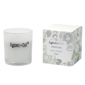 Agnes + Cat Votive Soy Wax Candle - White Fig