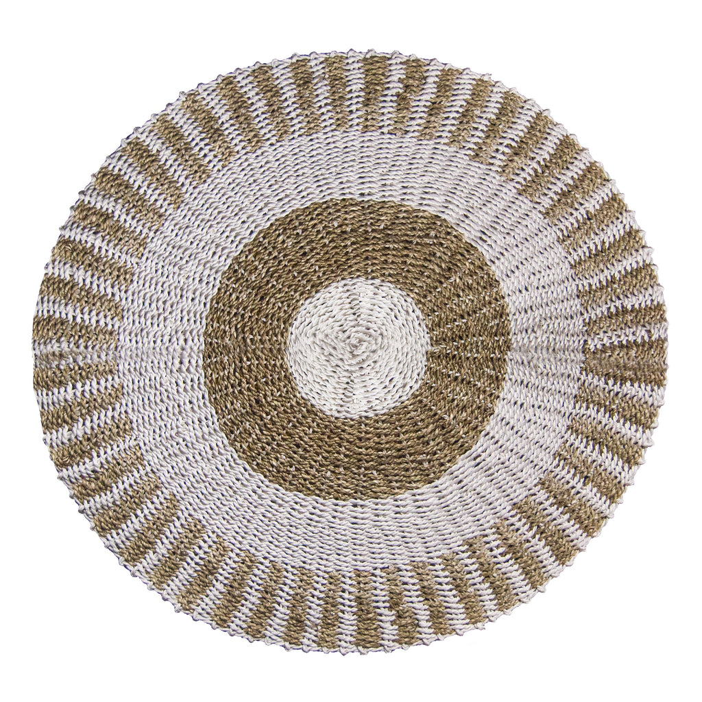 Seagrass Round Seagrass-White-Tan-1m Product Image