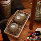 Candle Stand Riverstone Natural Riverstone Candle Holder - Single Nightlight