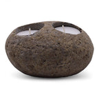 Candle Stand Riverstone Natural Riverstone Candle Holder - Double Nightlight