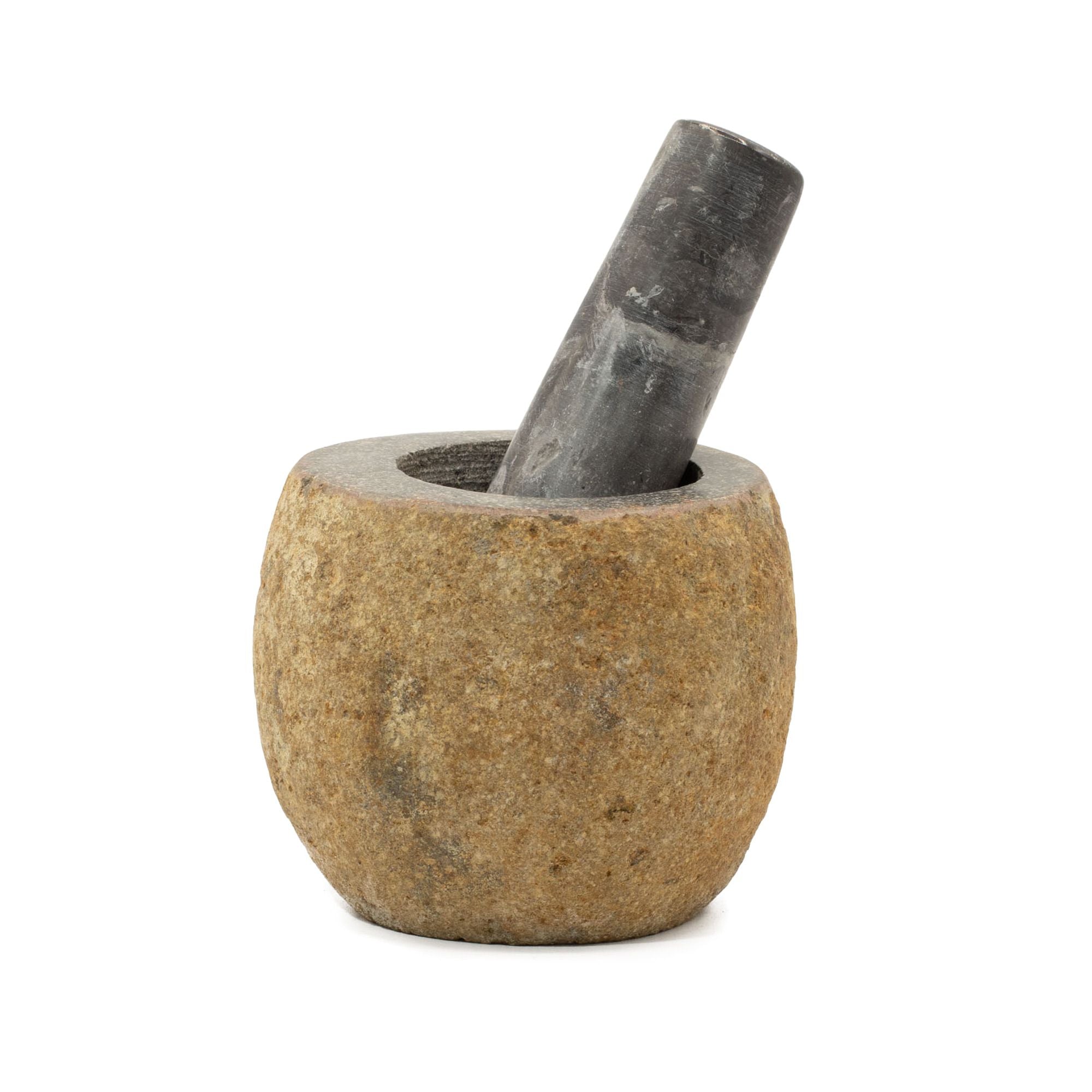 Pestle Small Natural Riverstone Decorative-Pestle-and-Mortar Product Image