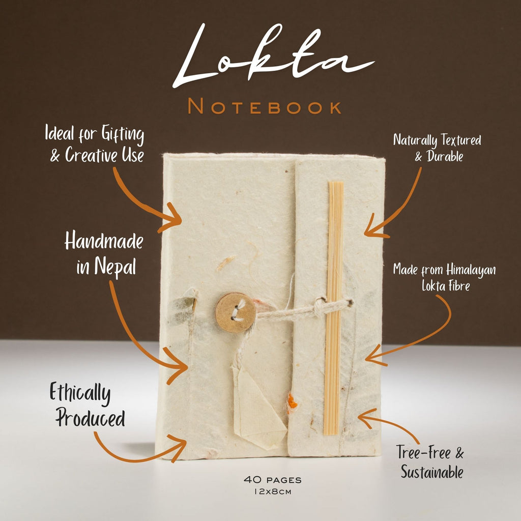 Notebook Mini Lokta paper Lokta-Mixed-Flowers-Notebook Product Image