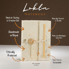 Notebook Mini Lokta paper Lokta-Mixed-Flowers-Notebook Product Image