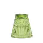 Tealight pressed glass Flip Dinner Candle / Tealight Holder - Garden Jade Product Image