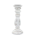 Candle Stand Medium Mango Wood Classic Candle Stand - Whitewash - Medium Product Image