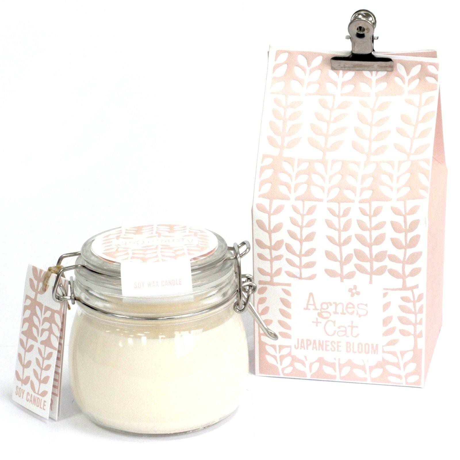 Agnes + Cat Soy Wax Agnes + Cat Kilner Jar Candle - Japanese Bloom Product Image