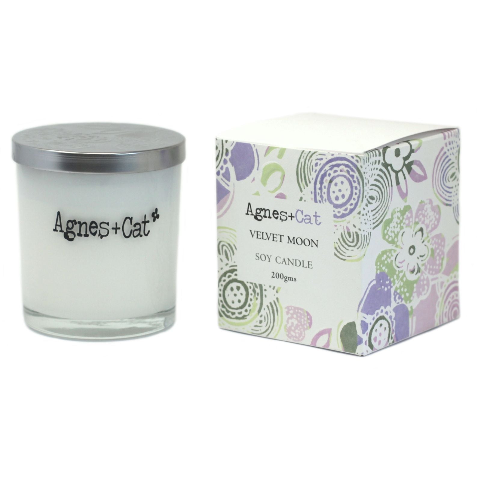 Agnes + Cat Votive Soy Wax Candle - Velvet Moon
