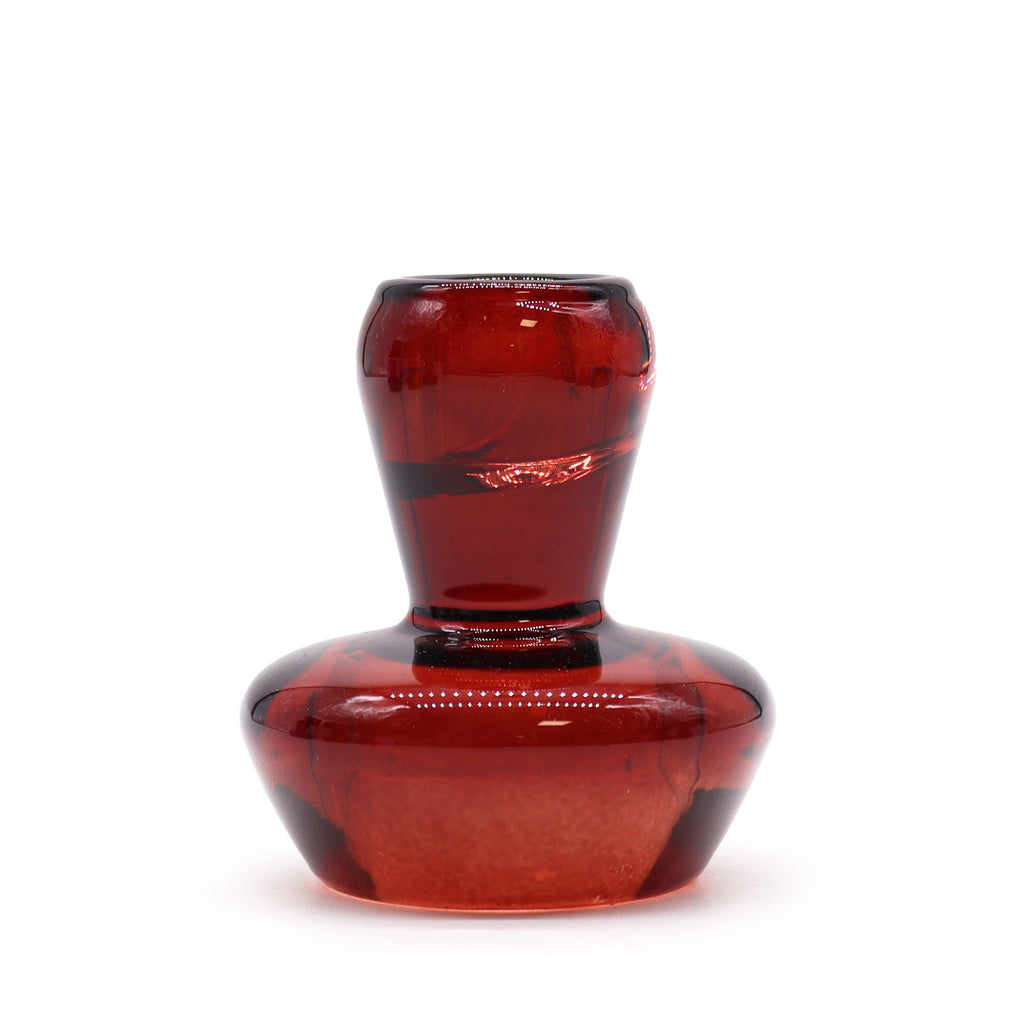 Tealight pressed glass Mushroom Flip Dinner Candle / Tealight Holder - Vampire Red Product Image
