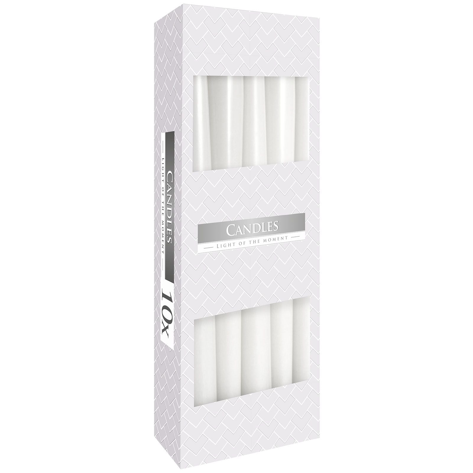 Candle parafin wax Taper Taper Candle - White Product Image
