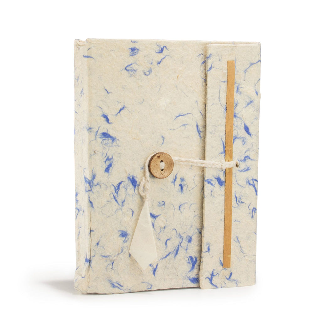 Notebook Medium Lokta paper Lokta-Mixed-Blue-Cotton-Notebook