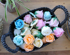 Banana Leaf Banana Leaf & Seagrass Square Basket Set of Three
