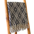 Throw Cotton Boho Comfort Throws - Black & Biege Regency Product Image