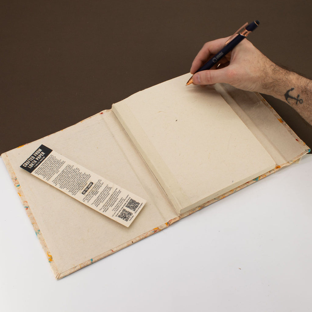 Notebook Large Lokta paper Lokta Mixed Colour Notebook