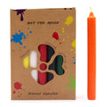 Candle paraffin wax Solid Colour Dinner Candle Set - Pack of 21 - Mix of 7 Colours Pack of 21 Product Image