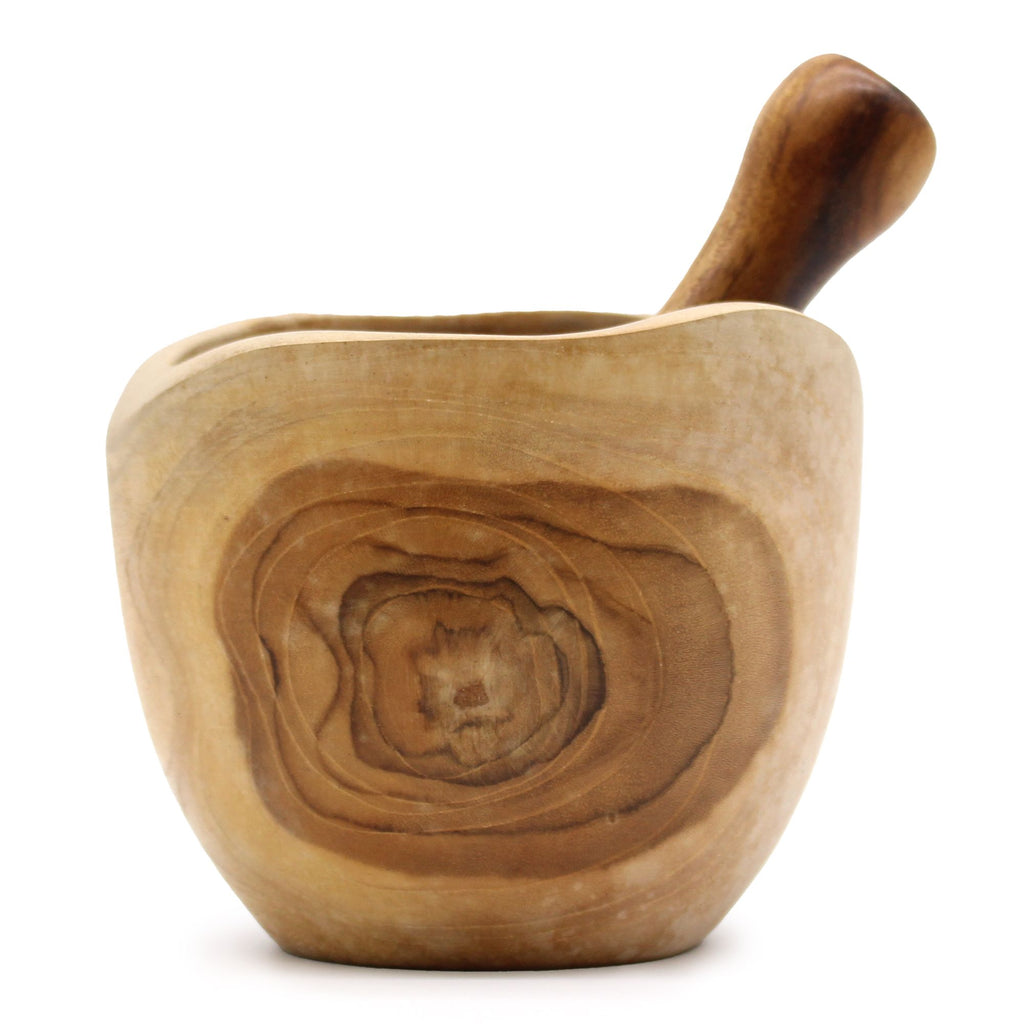 Ergo Large Jati wood Ergo Teak Pestal & Morter Lrg Product Image