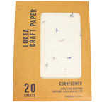 Paper A4 - Lokta Craft Paper (20 sheet pack) - Cornflower Pack of 20 Sheets
