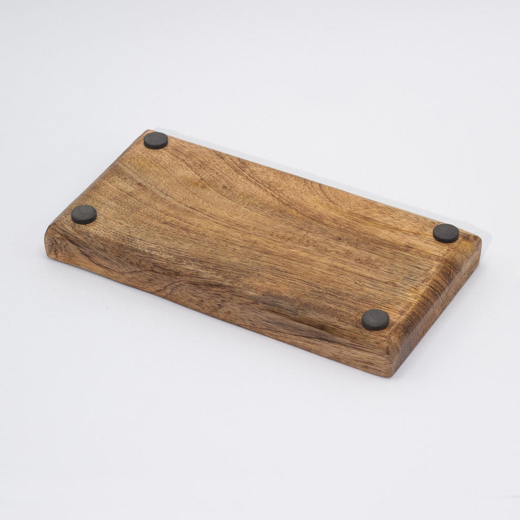 Hop Hare Mango Wood Hop Hare Enameled Double Trinket Tray - Sun & Moon
