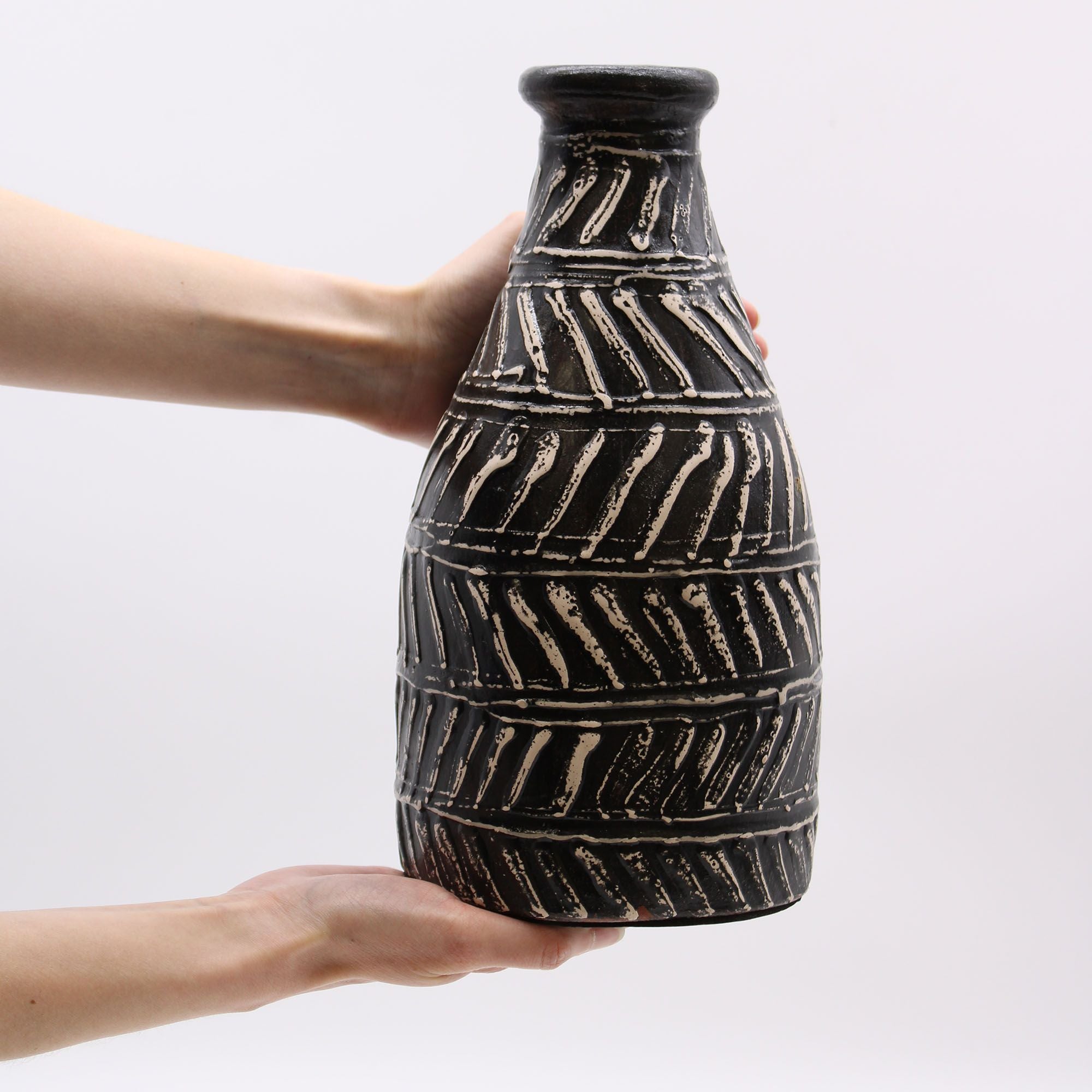 Greek Ceramic Taper Vase