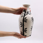 Bamboo Ceramic Shaped Vase