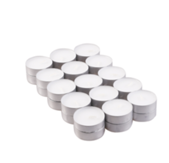 Candle Wax 30x Unscented Tealight (4hr)