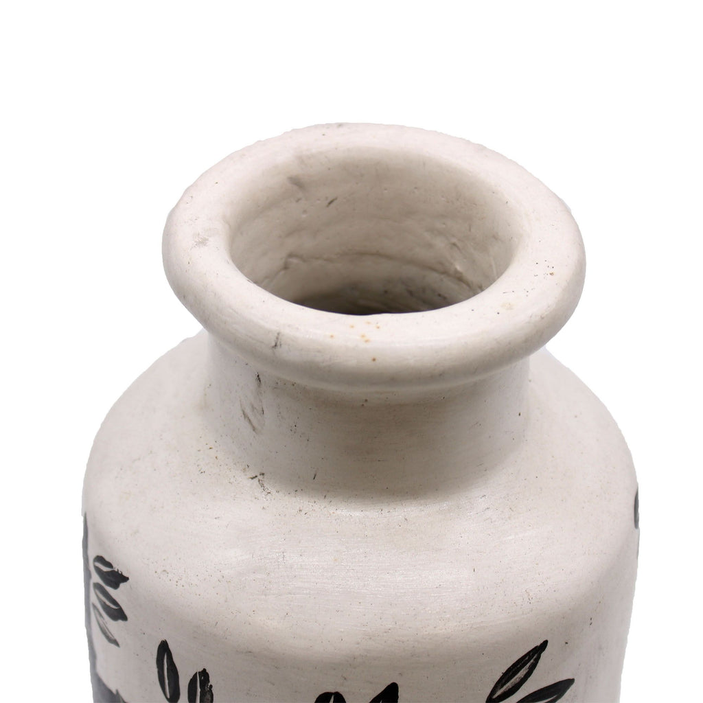Bamboo Ceramic Straight Vase