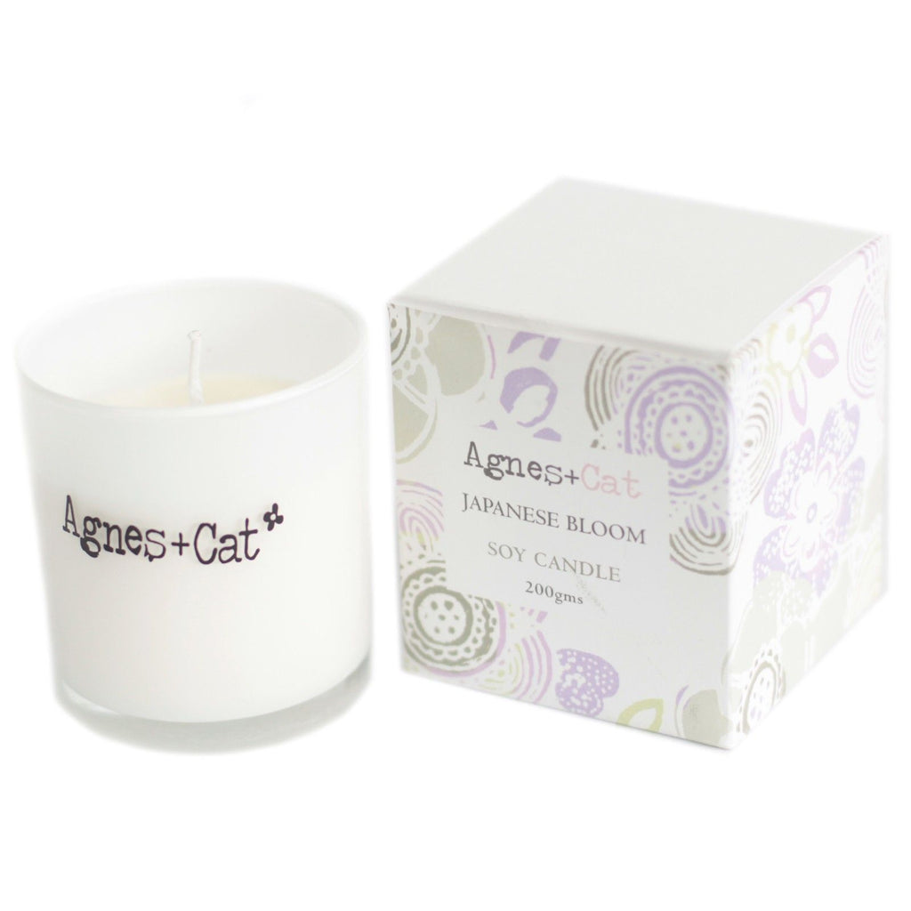 Agnes + Cat Soy Wax Agnes + Cat Votive Candle - Japanese Bloom Product Image