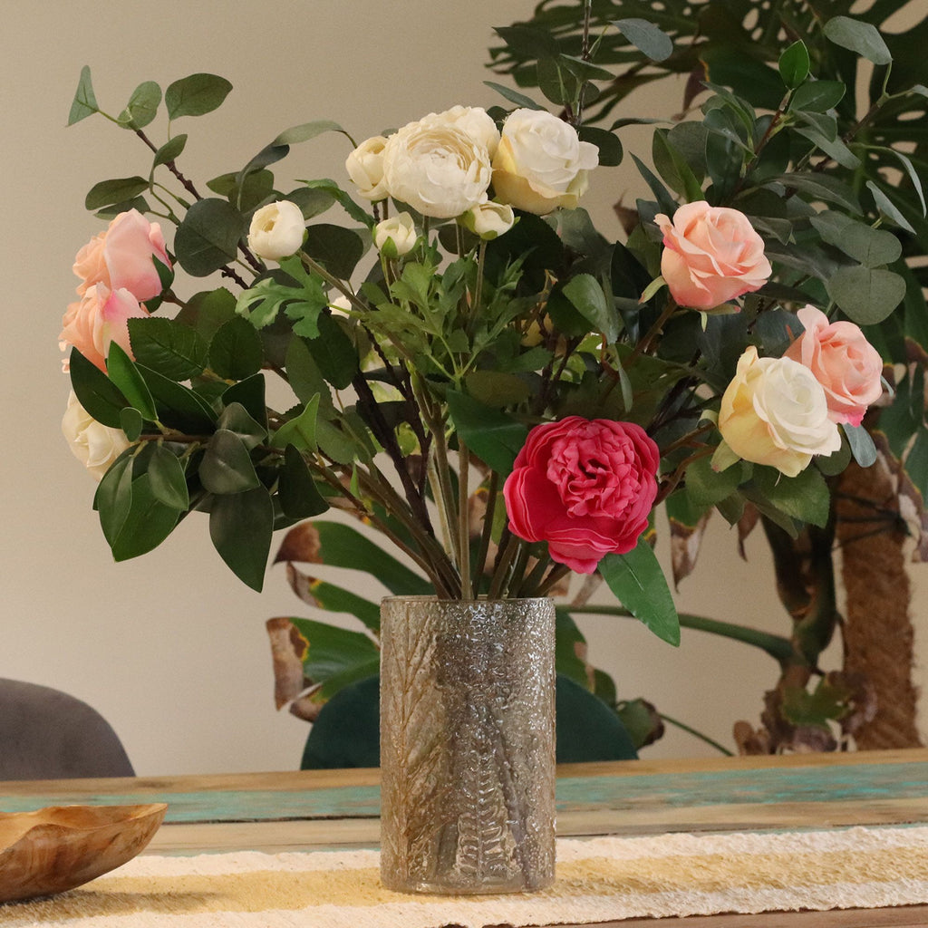 Candle Stand Tall recycled glass Vase / Candle Holder